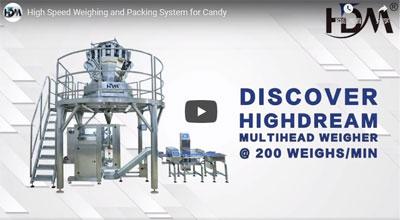 糖果的高速称重和包装系统